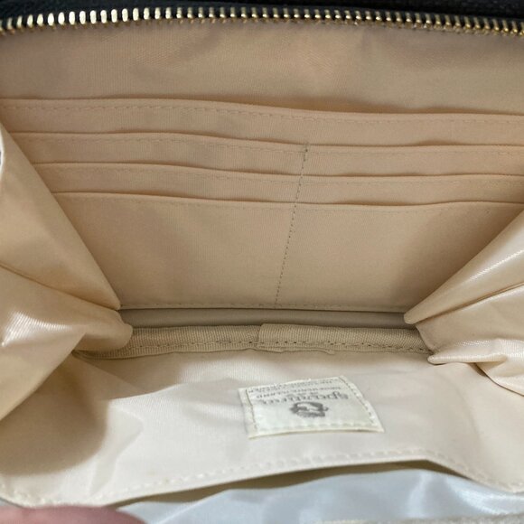 SPARTINA Meryl Crossbody Bellinger Batik Black Fabric Leather - Picture 6 of 7